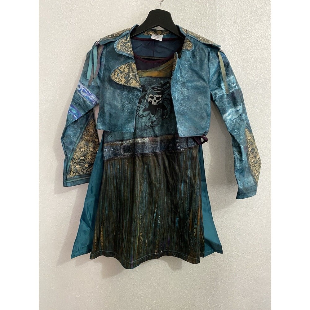 Disney Store Girls 9/10 Uma Descendants Long Jacket & Dress Costume M20